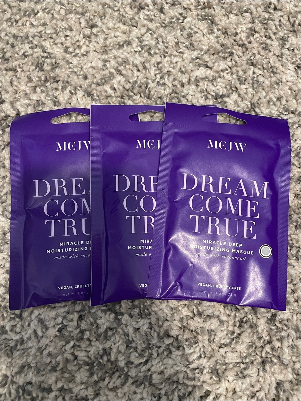 (3) New Dream Come True Miracle Deep Moisturizing Masque — Purple
